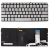 Clavier Espagnol PK131J41B17 pour HP Spectre 13-V et Pro 13 G1, couleur argent, rétroéclairé