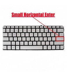 Spanish Keyboard PK131J41B17 for HP Spectre 13-V and Pro 13 G1, silver color, backlit