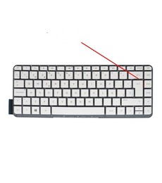 Spanische Tastatur für HP Split X2 13-M 732298-071 Weiß ohne Rahmen