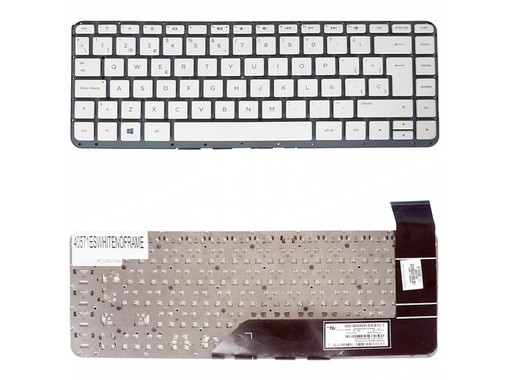 Spanish Keyboard for HP Stream 13-C AEY0BU00030 White Frameless