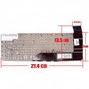 Clavier Espagnol pour HP Stream 13-C AEY0BU00030 Blanc sans cadre