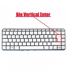 Teclado Espanhol para HP Stream 13-C AEY0BU00030 Branco sem moldura