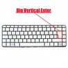 Clavier Espagnol pour HP Stream 13-C AEY0BU00030 Blanc sans cadre