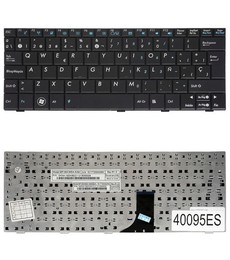 Clavier Espagnol pour Asus EEE PC 1001H 1005HA avec référence 0KNA-191US02