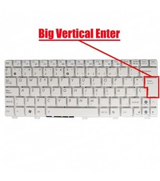 Clavier Espagnol Blanc V103646OK1 pour Asus Eee PC 1015 Sans Cadre