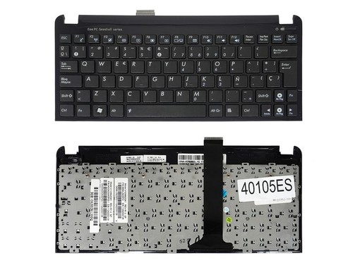 Clavier Espagnol V103662GK1 pour Asus Eee PC 1015 1011 1025 Noir
