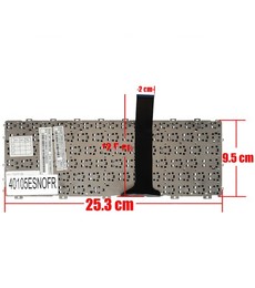 Spanish Keyboard V103662GK1 for Asus Eee PC 1015 1016 Frameless