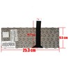 Spanische Tastatur für Asus Eee PC 1015 1011 Laptop braun V103662GK1