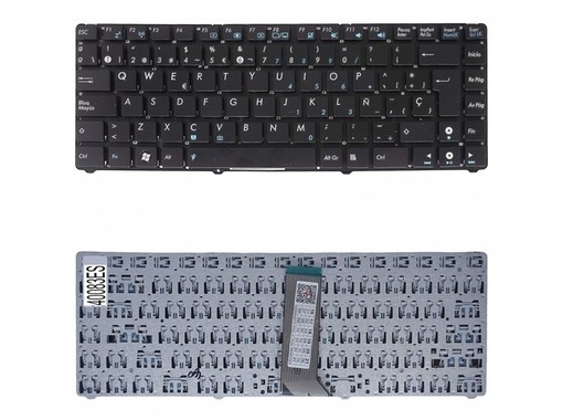 Spanish Keyboard 9J.N2K82.C0U for Asus Eee PC 1215 1225 Frameless