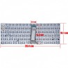 Spanische Tastatur 9J.N2K82.C0U für Asus Eee PC 1215 1225 ohne Rahmen