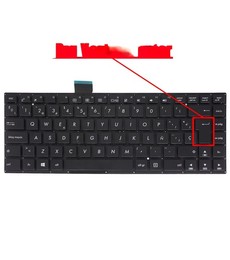 Spanish Keyboard NSK-UV4SU for Asus EeeBook E402 frameless