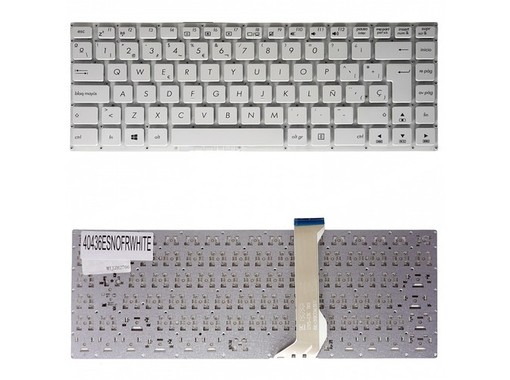 Teclado Español NSK-UV4SU para Asus EeeBook E402 Blanco sin marco