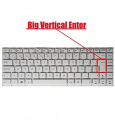 Teclado Espanhol NSK-UV4SU para Asus EeeBook E402 Branco sem moldura