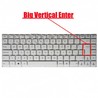 Spanish Keyboard NSK-UV4SU for Asus EeeBook E402 White frameless