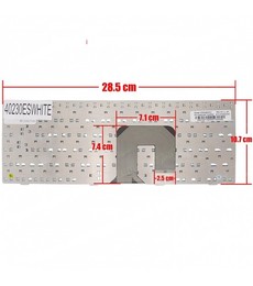 Teclado Español Blanco para Asus F6 F9 U3S U6S con referencia MP-06836GB-528
