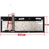 Clavier Espagnol pour Asus ROG G74S G74SX V126262AS1 avec rétroéclairage