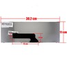 Spanish Keyboard V090462AS1 for Asus K40 laptop with black frame