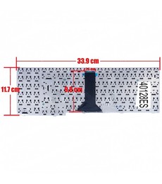 Clavier espagnol 9J.N0B82.00U pour ordinateur portable Asus M51VA et F7L avec cadre noir