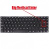 Teclado Español para portátil Asus N46 series sin marco, referencia 0KN0-MF1SK13