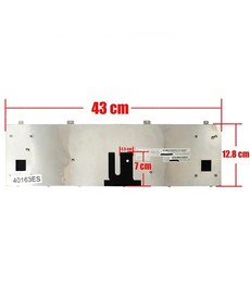 Spanish Keyboard for Asus NX90 series laptop - PN 04GNZ01KUS00-2