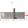 Teclado Español para Asus Pro P4540UQ sin marco 90NX0101-R31US0