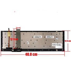 Spanische Tastatur V126262CS2 für Asus ROG G75 G75V G75VW mit Hintergrundbeleuchtung und grauem Rahmen
