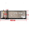Teclado Español V126262CS2 para Asus ROG G75 G75V G75VW con retroiluminación y marco gris