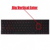 Teclado Español 90NB0DR5-R32FR0 para Asus ROG Strix GL502 GL702 Retroiluminado