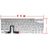 Clavier Espagnol pour Asus Transformer Book TX300 0KN0-NY1UK13 sans cadre couleur marron