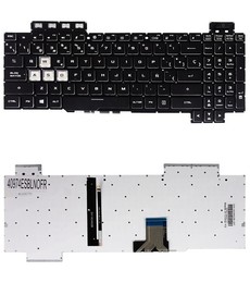 Teclado Espanhol AEBKL403010 para Asus TUF Gaming FX504 FX505 Retroiluminado