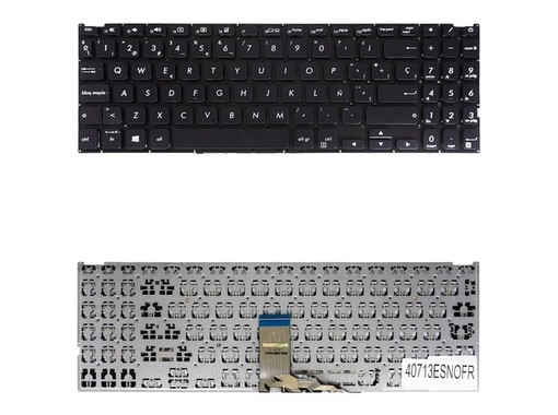 Clavier Espagnol 90NB0KR2-R32US1 pour Asus Vivobook 15 X512 Sans Cadre