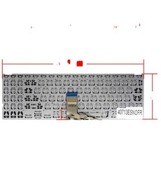 Spanish Keyboard 90NB0KR2-R32US1 for Asus Vivobook 15 X512 Frameless