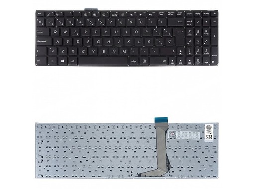Clavier Espagnol pour ordinateur portable Asus VivoBook E502 E502M avec numéro de pièce 13N0-S3A0A01