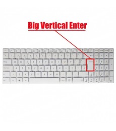 Clavier espagnol blanc 13N0-S3A0A01 pour Asus VivoBook E502 E502M sans cadre