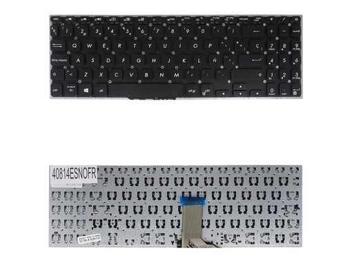 Clavier espagnol pour Asus Vivobook S15 S530 AEXKJE00110 sans cadre