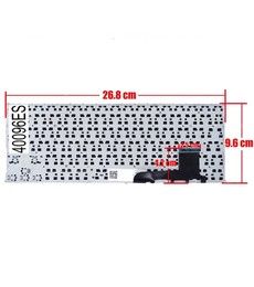 Clavier Espagnol AEEX2T00020 pour Asus VivoBook S200 S200E X202 sans cadre