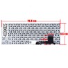 Clavier Espagnol AEEX2T00020 pour Asus VivoBook S200 S200E X202 sans cadre
