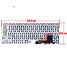 White Spanish keyboard 0KNB0-1122SP00 for Asus VivoBook S200 S200E X202