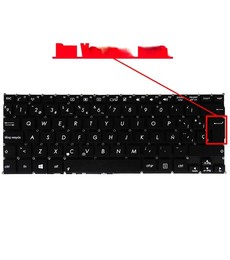 Teclado Espanhol AEEX2U00110 para Asus VivoBook X200CA X200L sem moldura