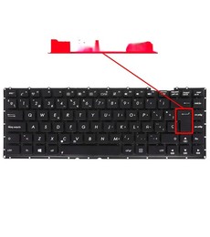 Clavier espagnol pour Asus X401 F401 avec numéro de pièce MP-11L93U4-920W