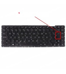 Teclado Espanhol para portátil Asus X450 com part number 0KNB0-4109US00