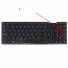 Clavier Espagnol pour ordinateur portable Asus X450 avec numéro de pièce 0KNB0-4109US00