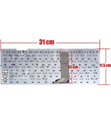 Teclado Español AEX18U00110 para portátil Asus X451 X453 X455L sin marco