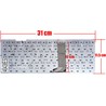 Spanish Keyboard AEX18U00110 for Asus X451 X453 X455L laptop no frame