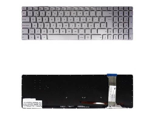 Clavier Espagnol 0KNB0-662CUS00 pour Asus GL551 GL752 G551 avec rétroéclairage
