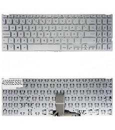 Teclado Espanhol ASM18M7 para Asus X509 e X515 sem moldura cor prateada