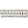 Clavier Espagnol 90NB0CG1-R31UK0 pour Asus X541 R541 Blanc sans Cadre