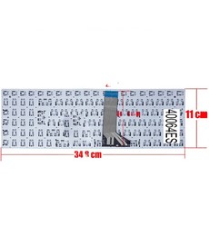 Spanische Tastatur 0KNB0-612GUK00 für Asus X551 F551 R512 ohne Rahmen