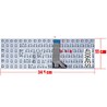 Teclado Español 0KNB0-612GUK00 para Asus X551 F551 R512 Sin Marco