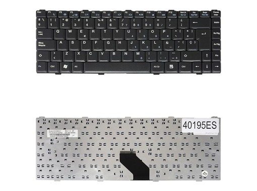Clavier Espagnol K020662V1 pour ordinateur portable Asus Z96 et BenQ Joybook R55